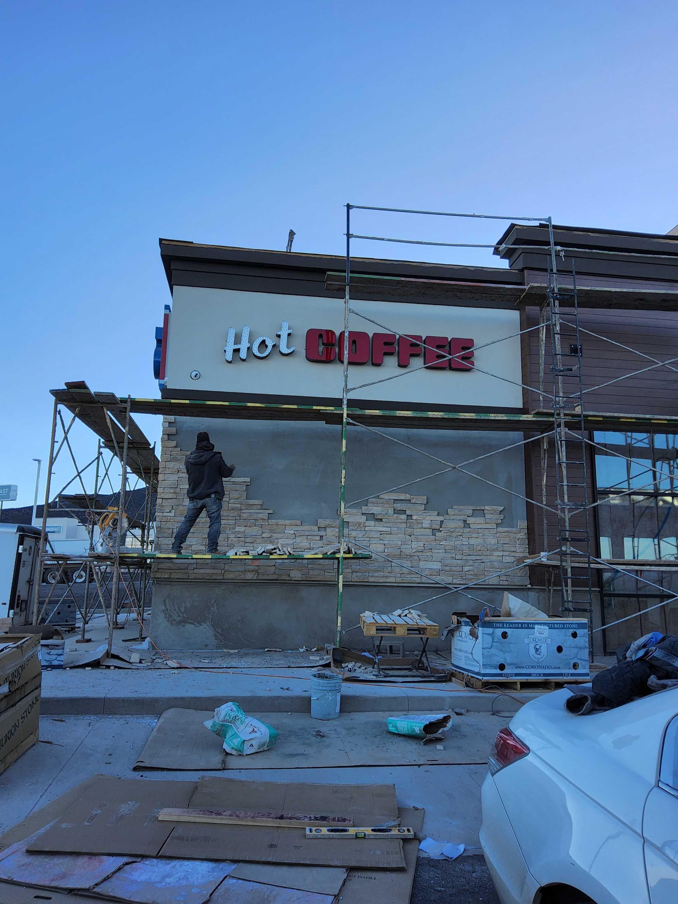 Weatherproof IP67 Utah EMC sign built for snow and heat